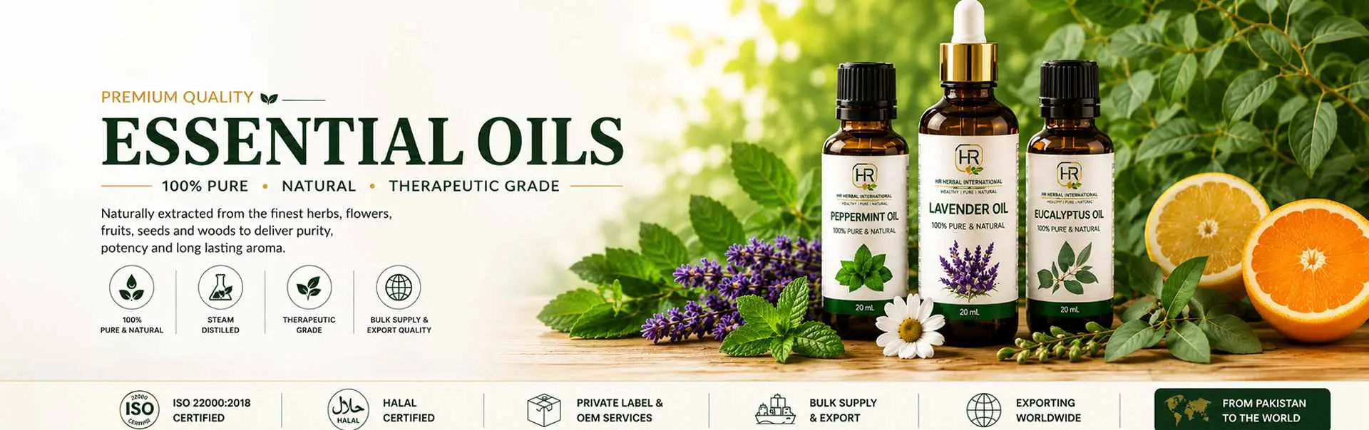 Essential Oils Manufacturers in Pakistan