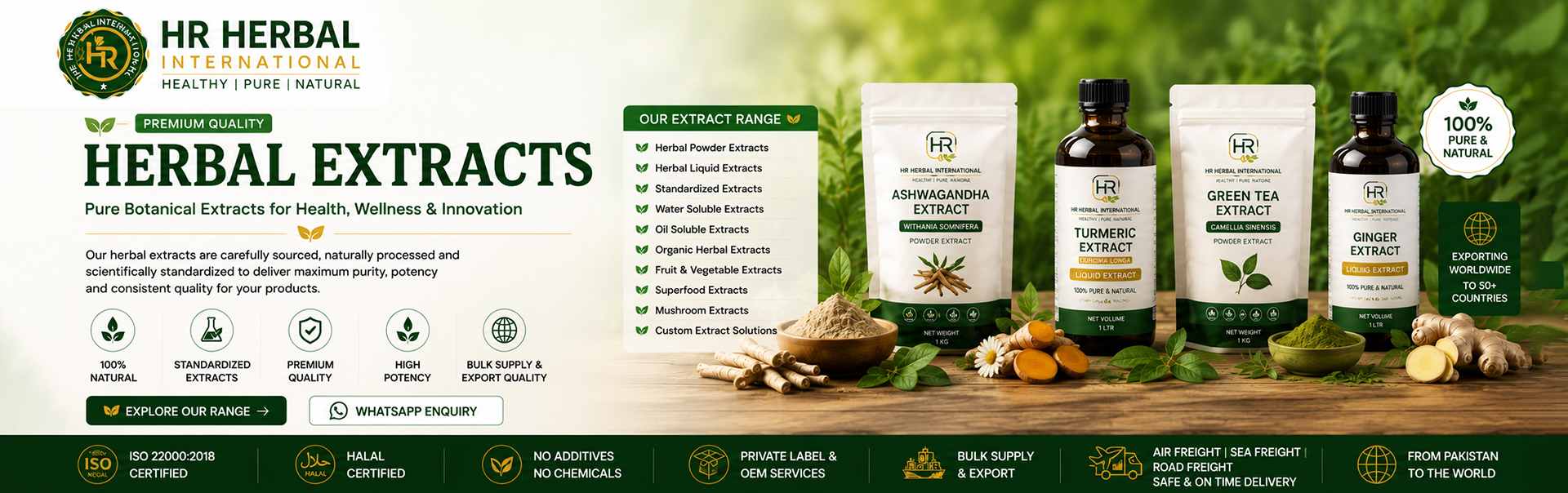 Herbal Extracts Manufacturers in UAE (United Arab Emirates)