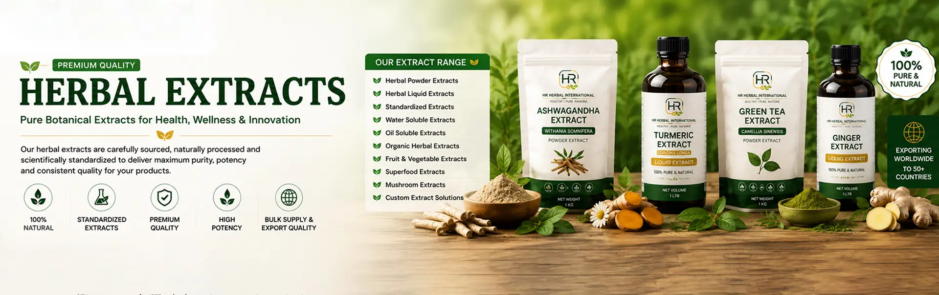Herbal Extracts Manufacturers in Pakistan